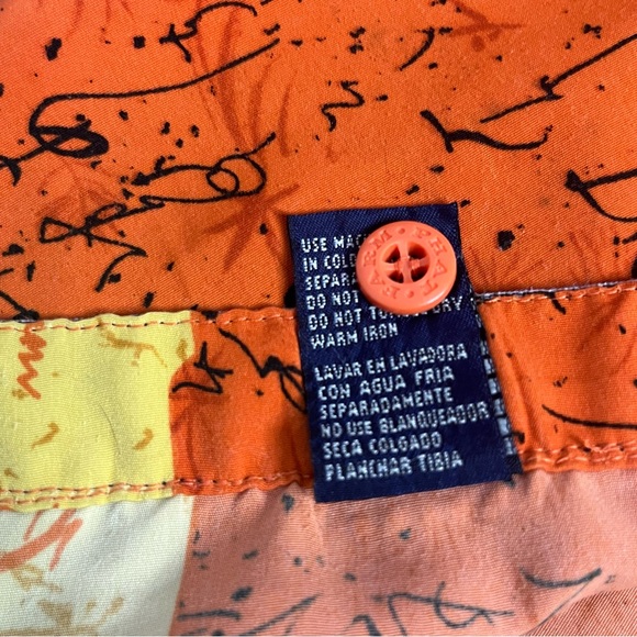 Phat Farm Shirt 90s Short Sleeve Button Front Mens XXL Samurai Sword Tiger AOP - Picture 11 of 13